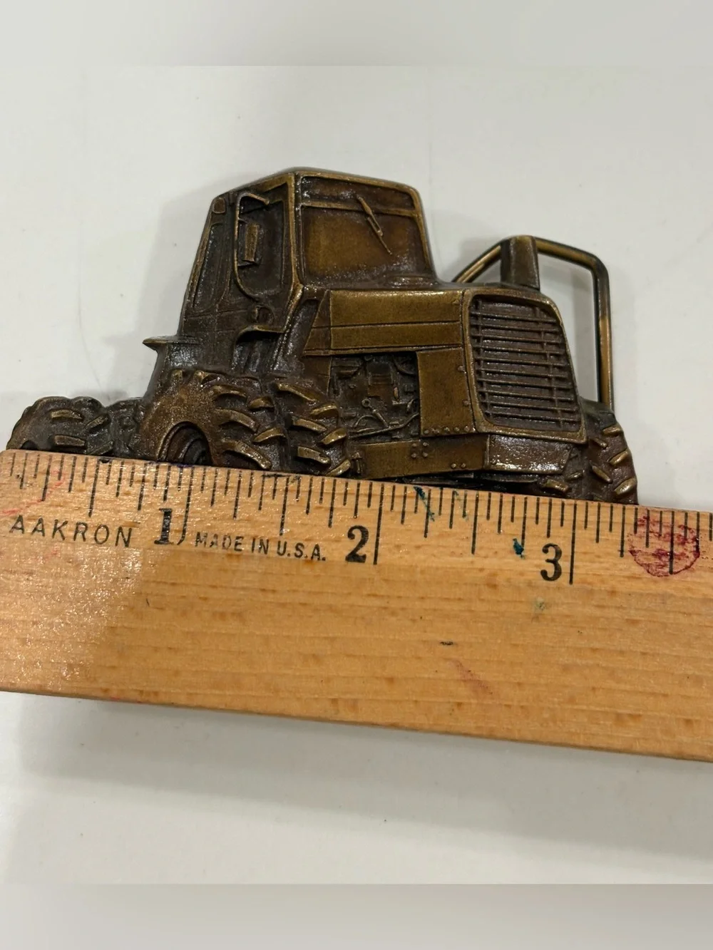 1979 Bronze Tractor Belt Buckle- Rustic